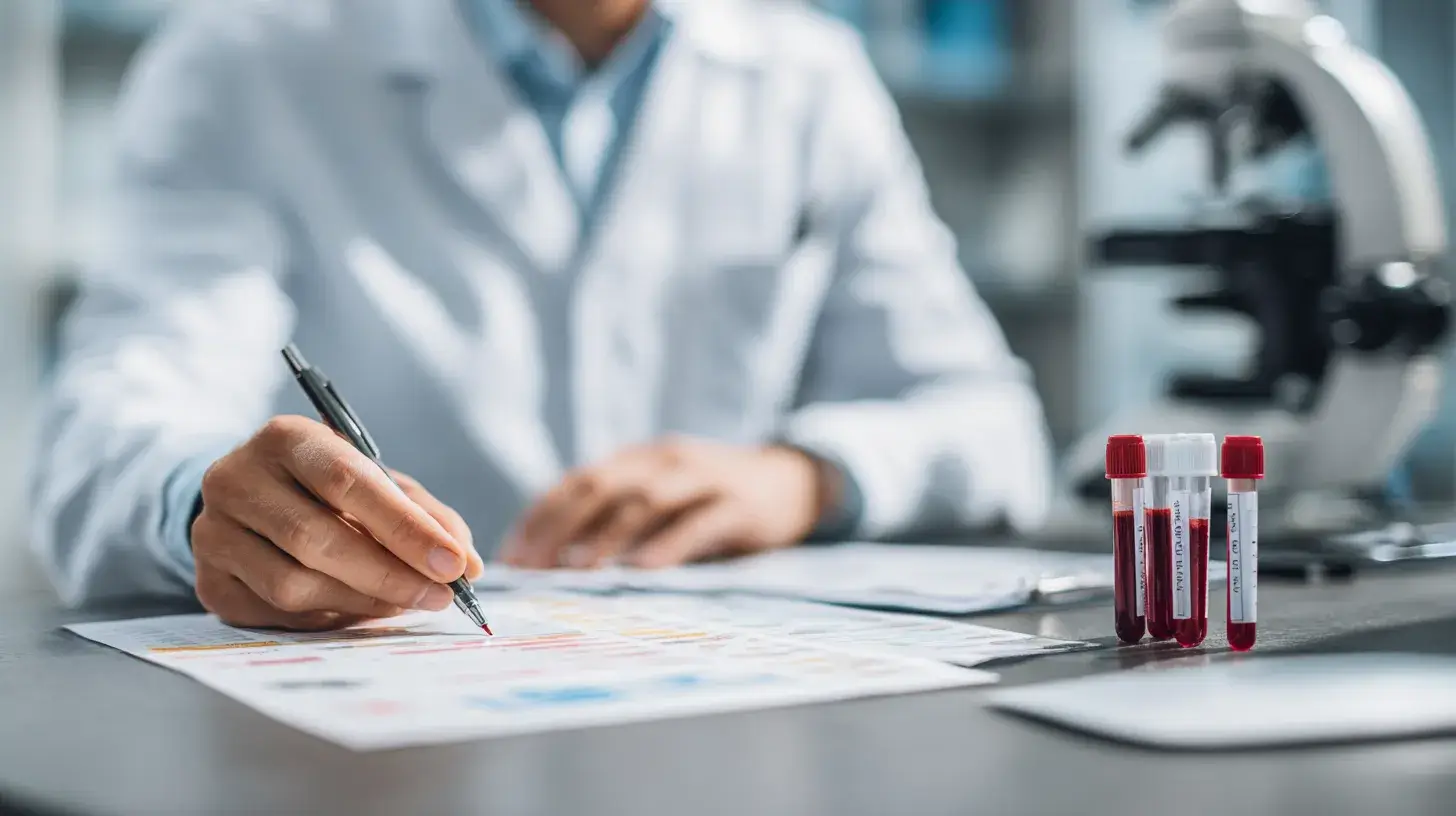 Como é feito o diagnóstico da anemia hipocrômica